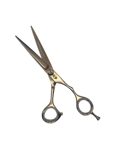 New KR Professional Japanese 6.0" Rose Gold Hair cutting scissor KR-0003 - ShearStore