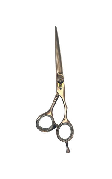 New KR Professional Japanese 6.0" Rose Gold Hair cutting scissor KR-0003 - ShearStore