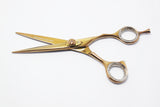 New KR Professional Japanese 5.5" Golden hair cutting scissor KR-0003 - ShearStore